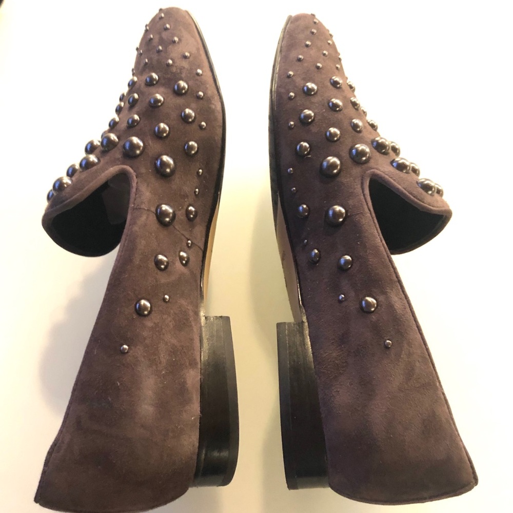 Donald J Pliner LOYD Studded Suede Loafer Flat - Picture 8 of 8